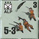 Panzer Grenadier Headquarters Library Unit: Italy Corpo Alpini ALP for Panzer Grenadier game series