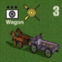 Panzer Grenadier Headquarters Library Unit: Ethiopia Ethiopian Imperial Army Wagon for Panzer Grenadier game series