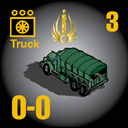Panzer Grenadier Headquarters Library Unit: Italy Milizia Volontaria per la Sicurezza Nazionale Truck for Panzer Grenadier game series