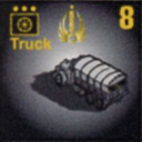Panzer Grenadier Headquarters Library Unit: Italy Milizia Volontaria per la Sicurezza Nazionale Truck for Panzer Grenadier game series