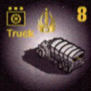Panzer Grenadier Headquarters Library Unit: Italy Milizia Volontaria per la Sicurezza Nazionale Truck for Panzer Grenadier game series