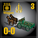 Panzer Grenadier Headquarters Library Unit: Italy Milizia Volontaria per la Sicurezza Nazionale Wagon for Panzer Grenadier game series
