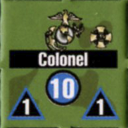 Panzer Grenadier Headquarters Library Unit: United States Marine Corps Colonel for Panzer Grenadier game series