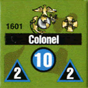 Panzer Grenadier Headquarters Library Unit: United States Marine Corps Colonel for Panzer Grenadier game series