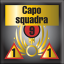 Panzer Grenadier Headquarters Library Unit: Italy Milizia Volontaria per la Sicurezza Nazionale Capo Squadra for Panzer Grenadier game series