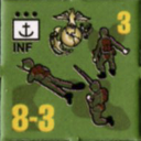 Panzer Grenadier Headquarters Library Unit: United States Marine Corps INF for Panzer Grenadier game series