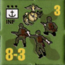 Panzer Grenadier Headquarters Library Unit: United States Marine Corps INF for Panzer Grenadier game series