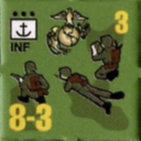 Panzer Grenadier Headquarters Library Unit: United States Marine Corps INF for Panzer Grenadier game series