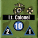 Panzer Grenadier Headquarters Library Unit: United States Marine Corps Lt. Colonel for Panzer Grenadier game series