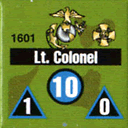 Panzer Grenadier Headquarters Library Unit: United States Marine Corps Lt. Colonel for Panzer Grenadier game series
