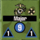 Panzer Grenadier Headquarters Library Unit: United States Marine Corps Major for Panzer Grenadier game series