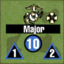 Panzer Grenadier Headquarters Library Unit: United States Marine Corps Major for Panzer Grenadier game series