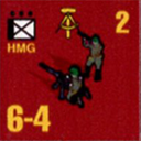 Panzer Grenadier Headquarters Library Unit: East Germany Volkspolizei-Bereitschaften HMG for Panzer Grenadier game series