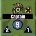 Panzer Grenadier Headquarters Library Unit: United States Marine Corps Captain for Panzer Grenadier game series