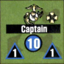 Panzer Grenadier Headquarters Library Unit: United States Marine Corps Captain for Panzer Grenadier game series