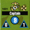 Panzer Grenadier Headquarters Library Unit: United States Marine Corps Captain for Panzer Grenadier game series