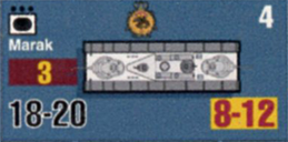 Panzer Grenadier Headquarters Library Unit: Imperial Germany Deutsches Heer Marak Class Land Cruiser for Panzer Grenadier game series