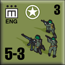 Panzer Grenadier Headquarters Library Unit: United States Army ENG for Panzer Grenadier game series