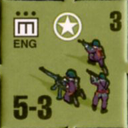 Panzer Grenadier Headquarters Library Unit: United States Army ENG for Panzer Grenadier game series