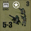 Panzer Grenadier Headquarters Library Unit: United States Army ENG for Panzer Grenadier game series