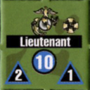 Panzer Grenadier Headquarters Library Unit: United States Marine Corps Lieutenant for Panzer Grenadier game series
