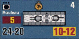 Panzer Grenadier Headquarters Library Unit: Imperial Germany Deutsches Heer Rouleau Class Land Cruiser for Panzer Grenadier game series