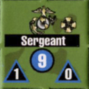 Panzer Grenadier Headquarters Library Unit: United States Marine Corps Sergeant for Panzer Grenadier game series