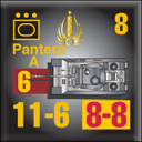 Panzer Grenadier Headquarters Library Unit: Italy Milizia Volontaria per la Sicurezza Nazionale Pantera for Panzer Grenadier game series
