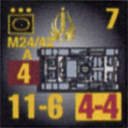 Panzer Grenadier Headquarters Library Unit: Italy Milizia Volontaria per la Sicurezza Nazionale M24/42 for Panzer Grenadier game series