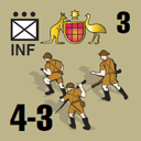 Panzer Grenadier Headquarters Library Unit: Australia Army INF for Panzer Grenadier game series