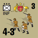 Panzer Grenadier Headquarters Library Unit: Australia Army INF for Panzer Grenadier game series