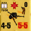 Panzer Grenadier Headquarters Library Unit: Romania Armata Română 75/38 for Panzer Grenadier game series