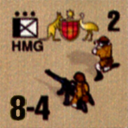 Panzer Grenadier Headquarters Library Unit: Australia Army HMG for Panzer Grenadier game series