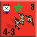 Panzer Grenadier Headquarters Library Unit: France Moroccan Ground Forces ESC for Panzer Grenadier game series