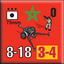 Panzer Grenadier Headquarters Library Unit: France Moroccan Ground Forces 75mm for Panzer Grenadier game series