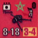 Panzer Grenadier Headquarters Library Unit: France Moroccan Ground Forces 75mm for Panzer Grenadier game series