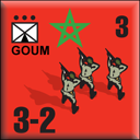 Panzer Grenadier Headquarters Library Unit: France Moroccan Ground Forces GOUM for Panzer Grenadier game series