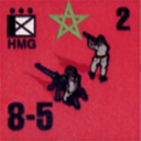 Panzer Grenadier Headquarters Library Unit: France Moroccan Ground Forces HMG for Panzer Grenadier game series