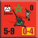 Panzer Grenadier Headquarters Library Unit: France Moroccan Ground Forces 20mm for Panzer Grenadier game series