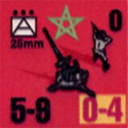 Panzer Grenadier Headquarters Library Unit: France Moroccan Ground Forces 20mm for Panzer Grenadier game series