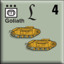 Panzer Grenadier Headquarters Library Unit: Germany 130th 'Lehr' Panzer Division Goliath for Panzer Grenadier game series