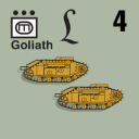 Panzer Grenadier Headquarters Library Unit: Germany 130th 'Lehr' Panzer Division Goliath for Panzer Grenadier game series