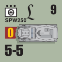 Panzer Grenadier Headquarters Library Unit: Germany 130th 'Lehr' Panzer Division SPW250 for Panzer Grenadier game series