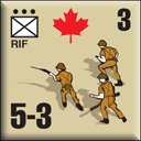Panzer Grenadier Headquarters Library Unit: Canada Army RIF for Panzer Grenadier game series