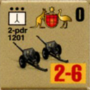 Panzer Grenadier Headquarters Library Unit: Australia Army 2 pdr for Panzer Grenadier game series