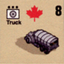 Panzer Grenadier Headquarters Library Unit: Canada Army Truck for Panzer Grenadier game series