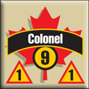Panzer Grenadier Headquarters Library Unit: Canada Army Colonel for Panzer Grenadier game series