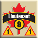 Panzer Grenadier Headquarters Library Unit: Canada Army Lieutenant for Panzer Grenadier game series