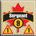 Panzer Grenadier Headquarters Library Unit: Canada Army Sergeant for Panzer Grenadier game series
