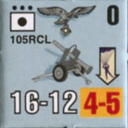 Panzer Grenadier Headquarters Library Unit: Germany Luftwaffe 105RCL for Panzer Grenadier game series